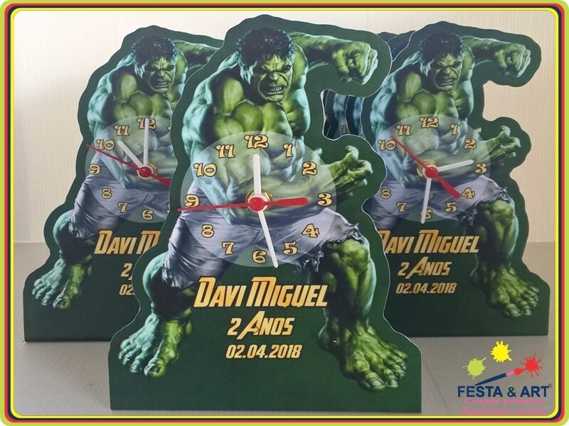 Relógio corte especial - Hulk
