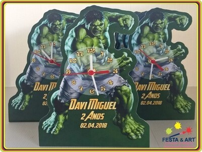 Relógio corte especial - Hulk