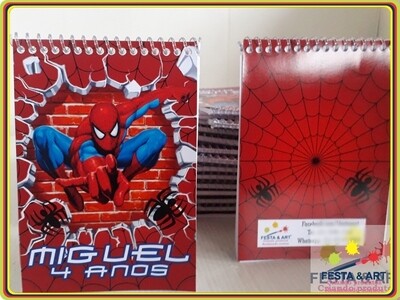 Bloco de Anotações - Homem Aranha