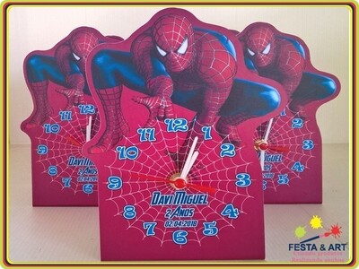 Relógio corte especial - Homem aranha