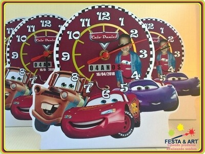 Relógio corte especial - Carros