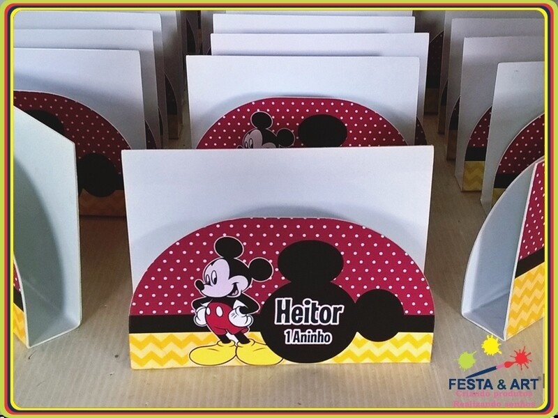 Porta Guardanapos - Mickey