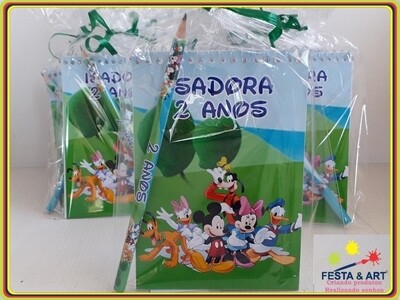 Bloco de Anotações -  Turma do Mickey