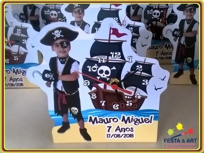 Relógio corte especial - Pirata
