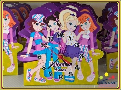 Relógio corte especial - Polly Pocket