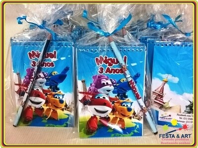 Bloco de Anotações -  Superwings