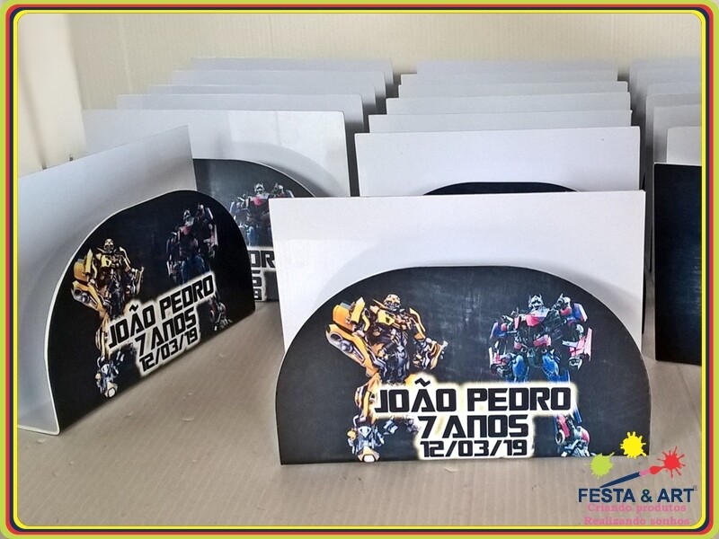 Porta Guardanapos - Transformers
