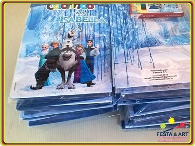 Revista de Colorir - Frozen