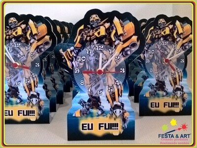 Relógio corte especial - Transformers