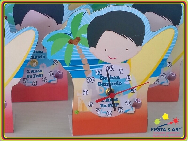 Relógio corte especial - Praia