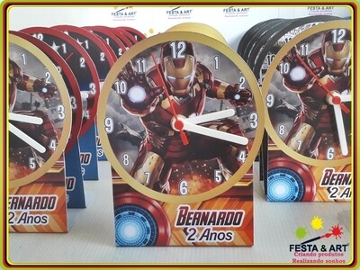 Relógio Premium - Homem de Ferro