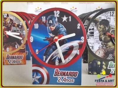 Relógio Premium - Capitão América