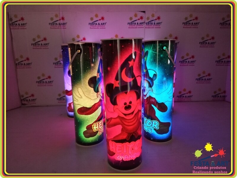 Luminária centro de mesa -  Mickey circo