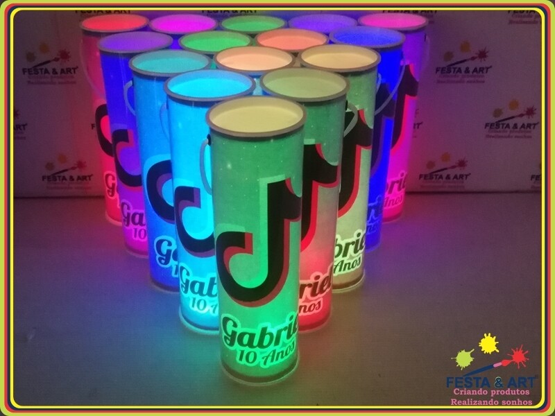 Luminária centro de mesa - Tik Tok