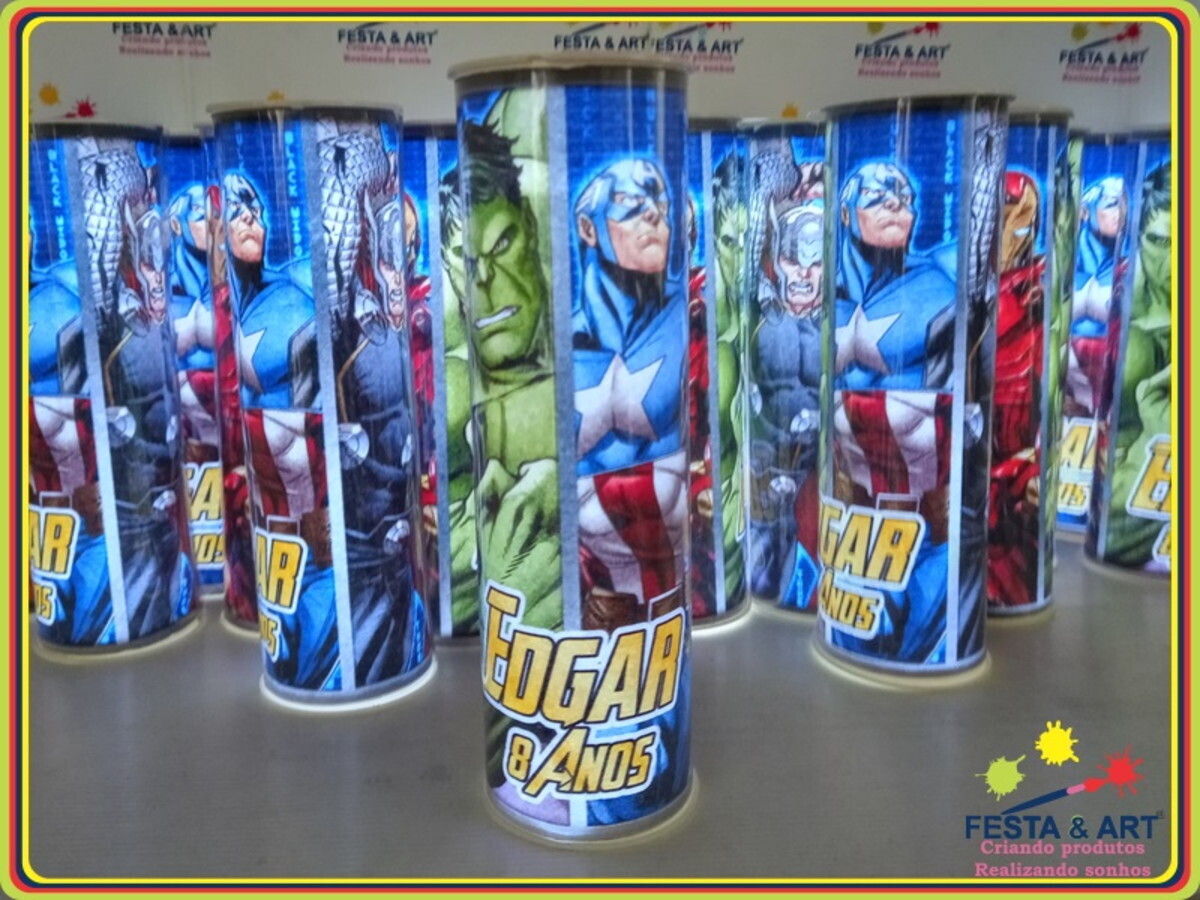 Abajour Centro De Mesa - Vingadores