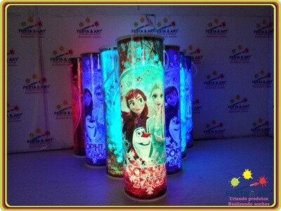 Luminária centro de mesa -  Frozen