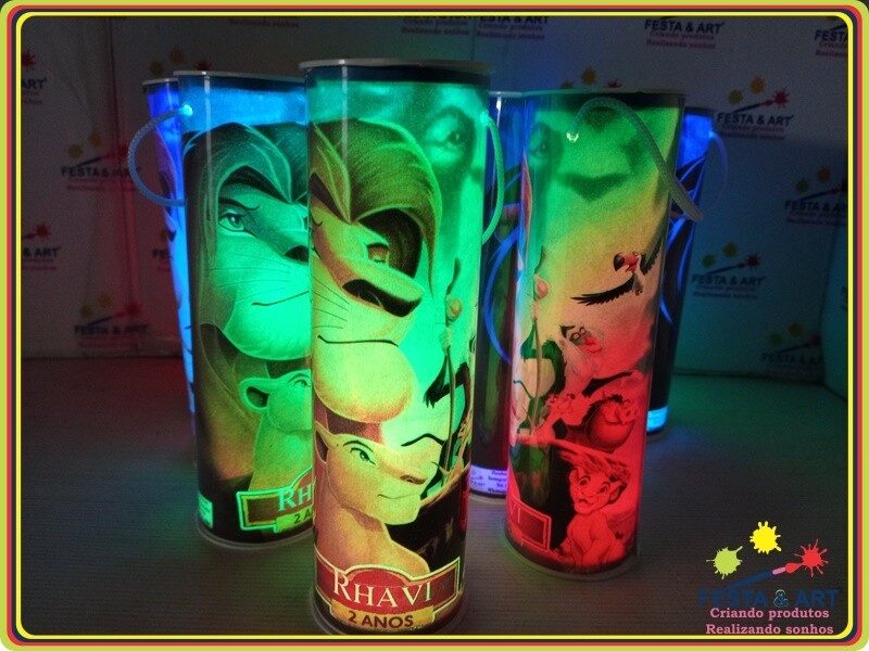 Luminária centro de mesa -  Rei leão