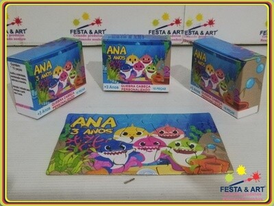 Quebra cabeça 15 peças - Baby Shark