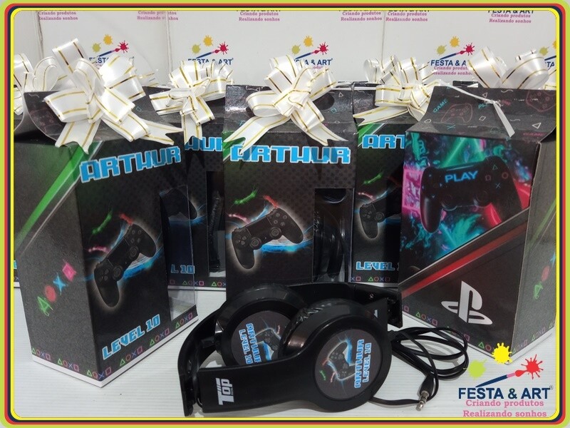 Fone de ouvido Personalizado - Video Game