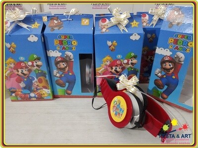 Fone de ouvido Personalizado - Mario