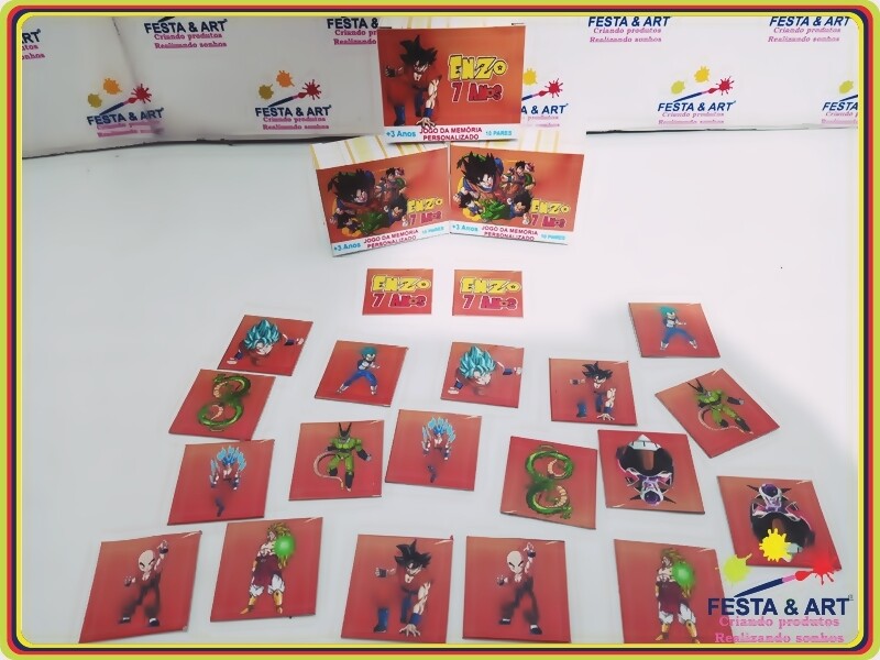 Jogo da Memória - Dragon Ball