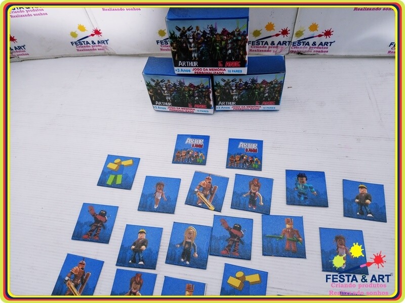 Jogo da Memória - Roblox