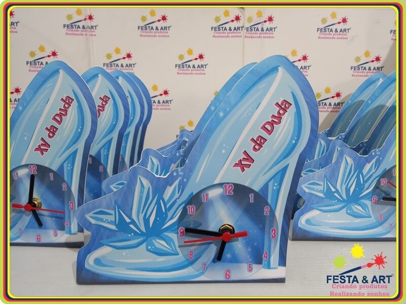 Relógio corte especial - Cinderela