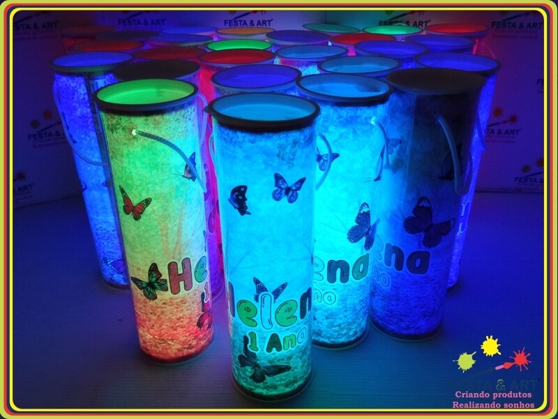 Luminária centro de mesa -  Jardim encantado
