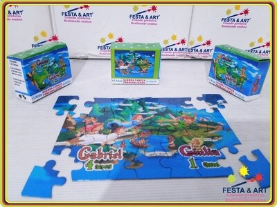 Quebra cabeça 28 peças - Peter pan