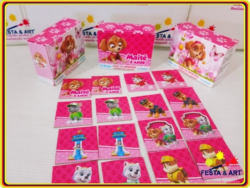 Jogo da Memória - Patrulha canina