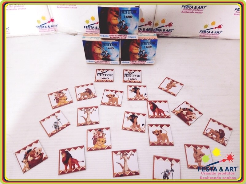 Jogo da Memória - O Rei Leão