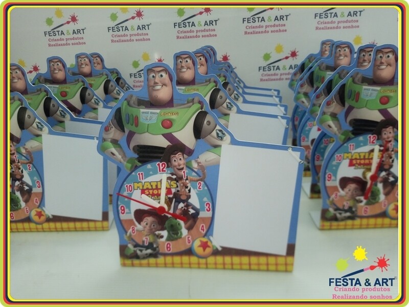 Relógio Porta Retrato - Toy Story