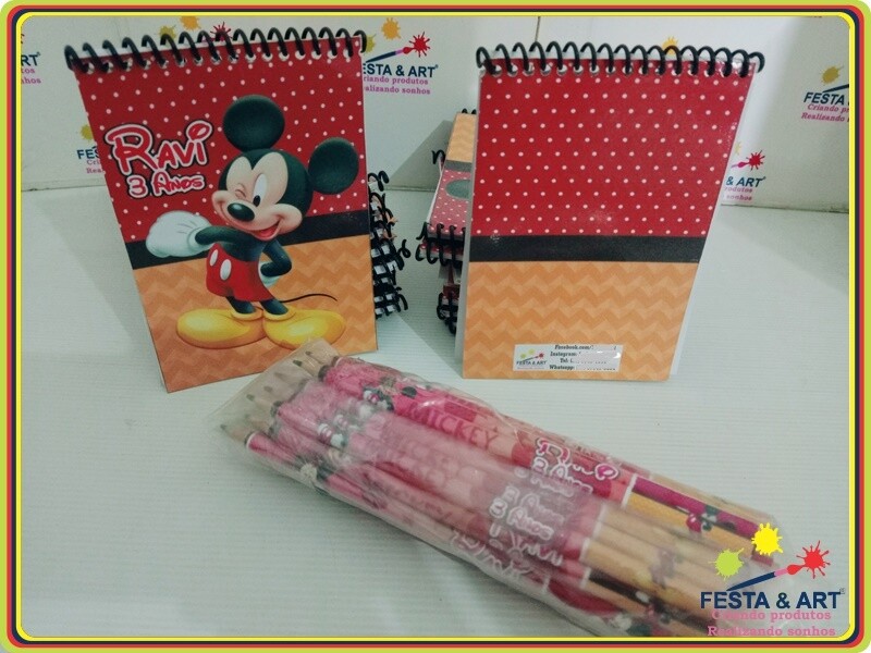Bloco de Anotações -  Mickey