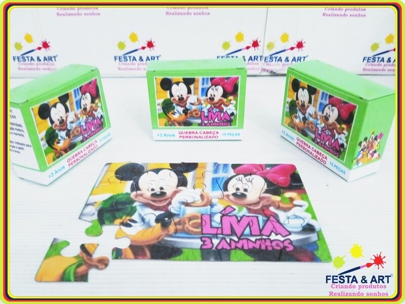 Quebra cabeça 15 peças - Mickey