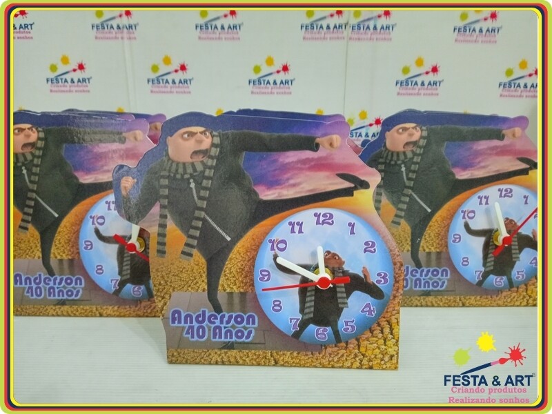 Relógio corte especial - Minions