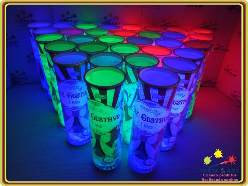 Luminária centro de mesa - circo