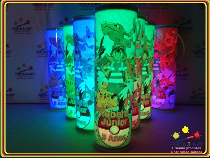 Luminária centro de mesa - Pokémon