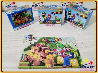 Quebra cabeça 15 peças - Mario