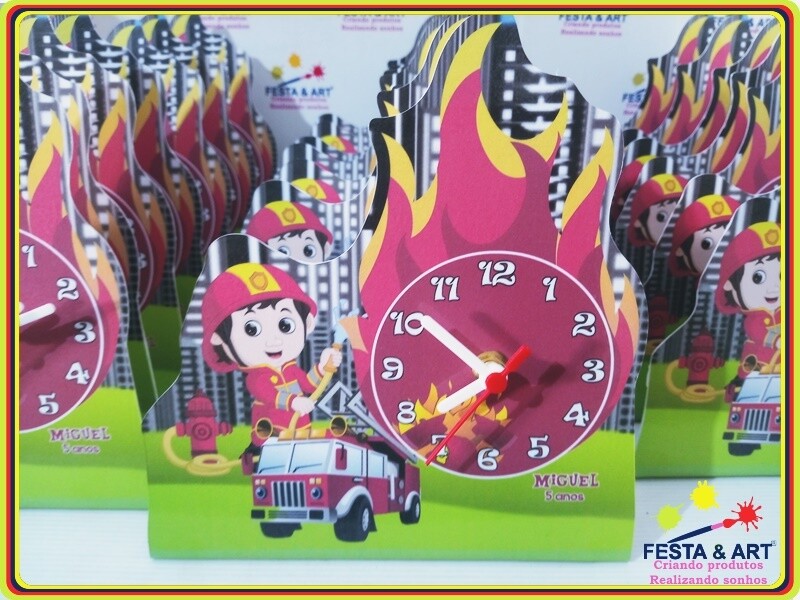 Relógio corte especial - Bombeiros