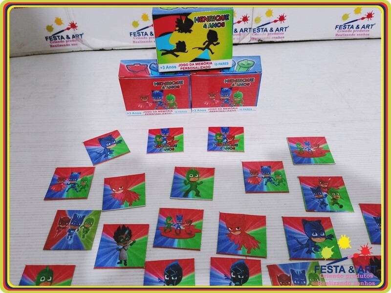 Jogo da Memória - PJ Maks