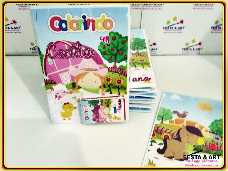 Revista de Colorir - Fazendinha