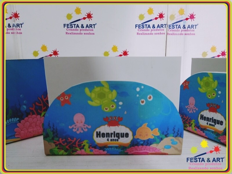 Porta Guardanapos - Fundo do Mar