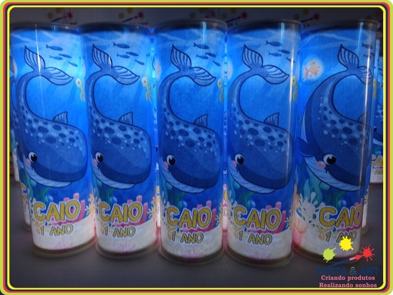 Abajour Centro De Mesa - Fundo do mar