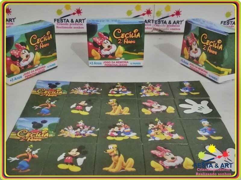 Jogo da Memória -Minnie