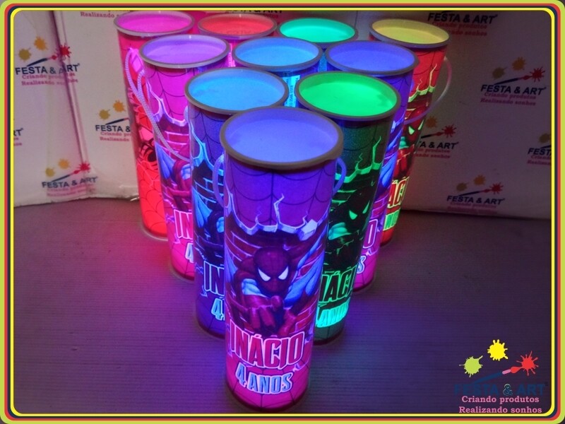 Luminária centro de mesa - Homem aranha