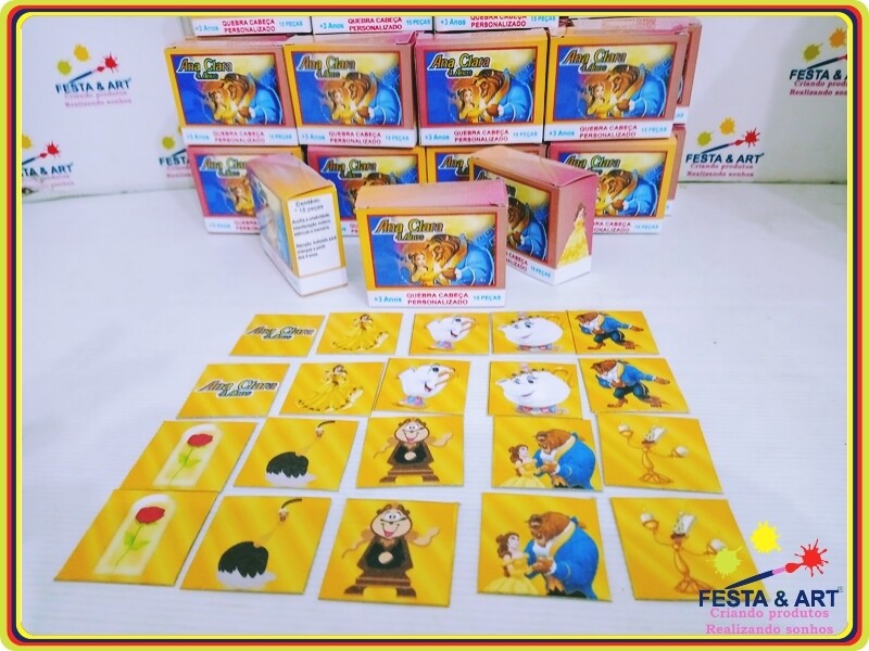 Jogo da Memória - A Bela e a Fera