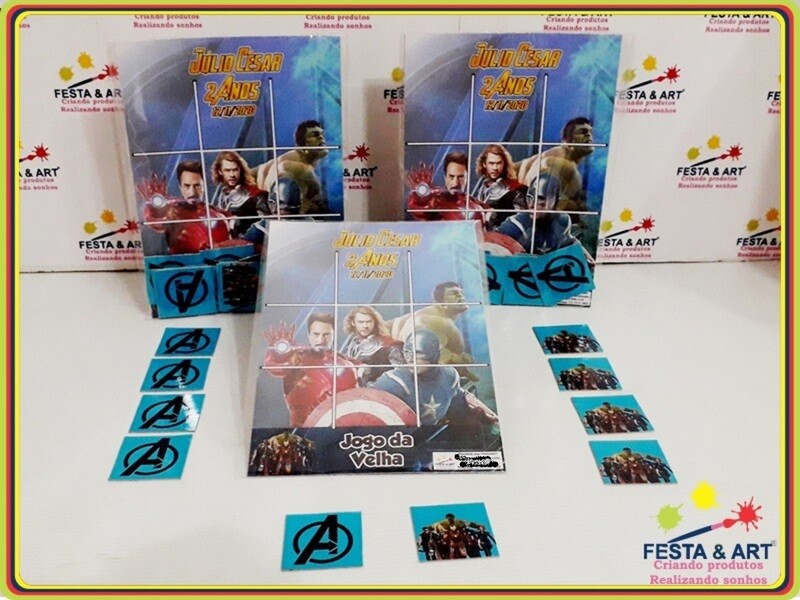 Jogo da Velha - Vingadores