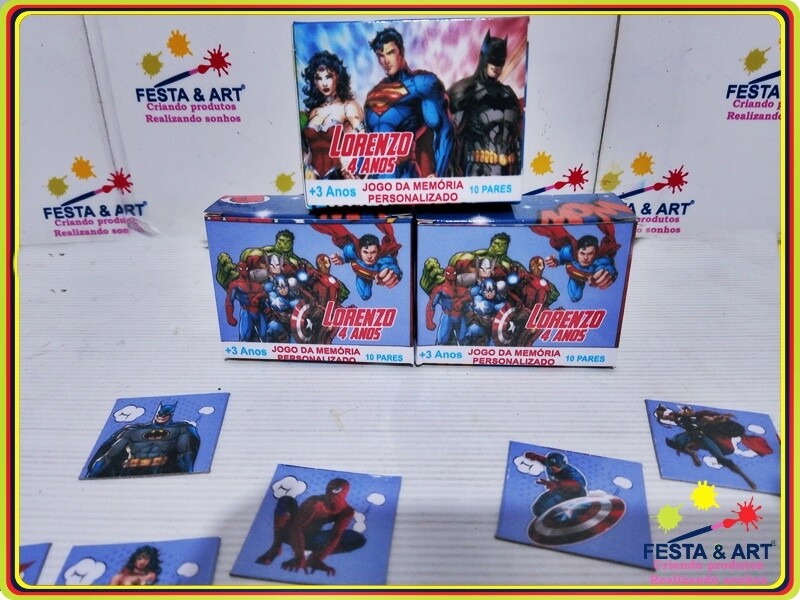 Jogo da Memória - Heróis