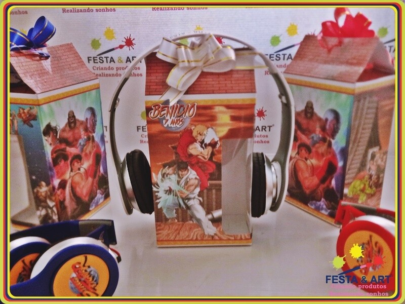 Fone de ouvido Personalizado - Street fighter