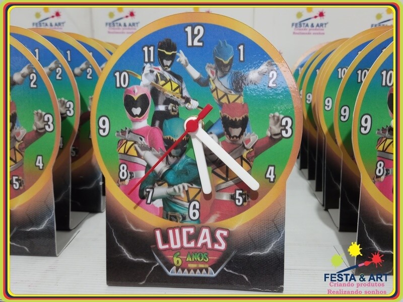 Relógio Premium - power rangers